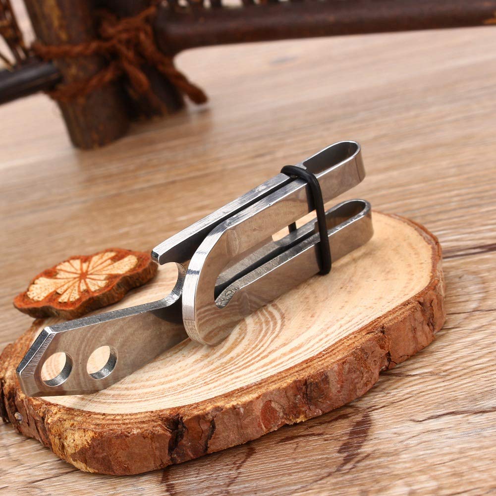 Pince à Billets Personnalisée Double Face En Laiton, Portefeuille