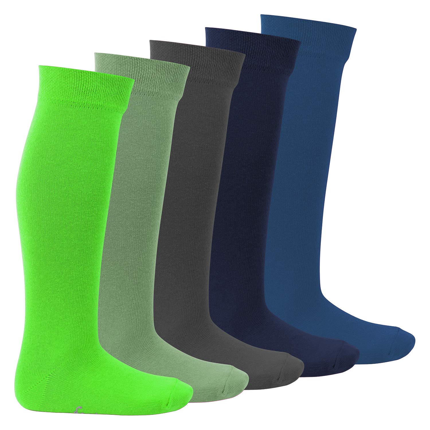 Footstar Kinder Kniestrümpfe (5 Paar) - Everyday! - Cool Colours 23-26