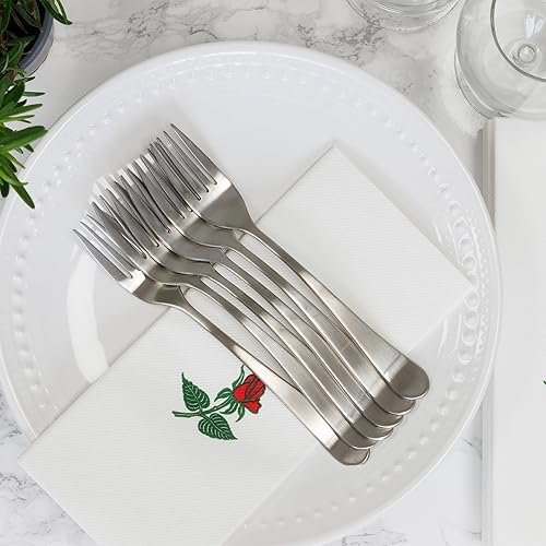 Miniatura 2 de SimuLinen - Servilletas decorativas  Como tela y desechables  Elegantes y duraderas  Suave y absorbente  Grande 19 x 17 pulgadas  Empaquetadas para