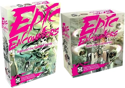 Steamforged Games Epic Encounters Tower of the Lich Empress and Arena of the Undead Horde Bundle 2 Items | Tower of the Lich Empress, Arena of the Undead Horde, 2 items
