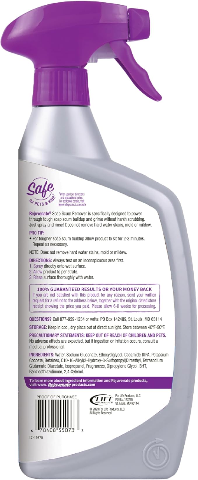Rejuvenate Soap Scum Remover 32 oz, Paquete de 2 miniatura 11