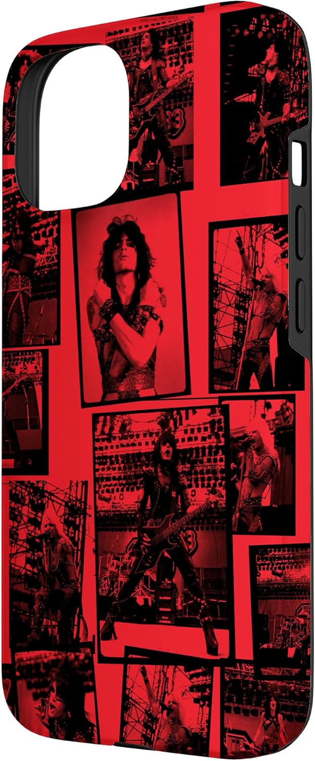 Mötley Crüe Red Collage Case for iPhone 15