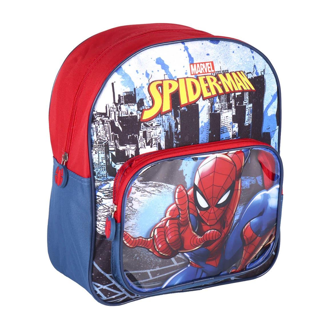 CERDÁ LIFE'S LITTLE MOMENTS Mochila niño, mochila infantil, Spiderman-Licencia Oficial Marvel, con cremalleras y asas muy comodas