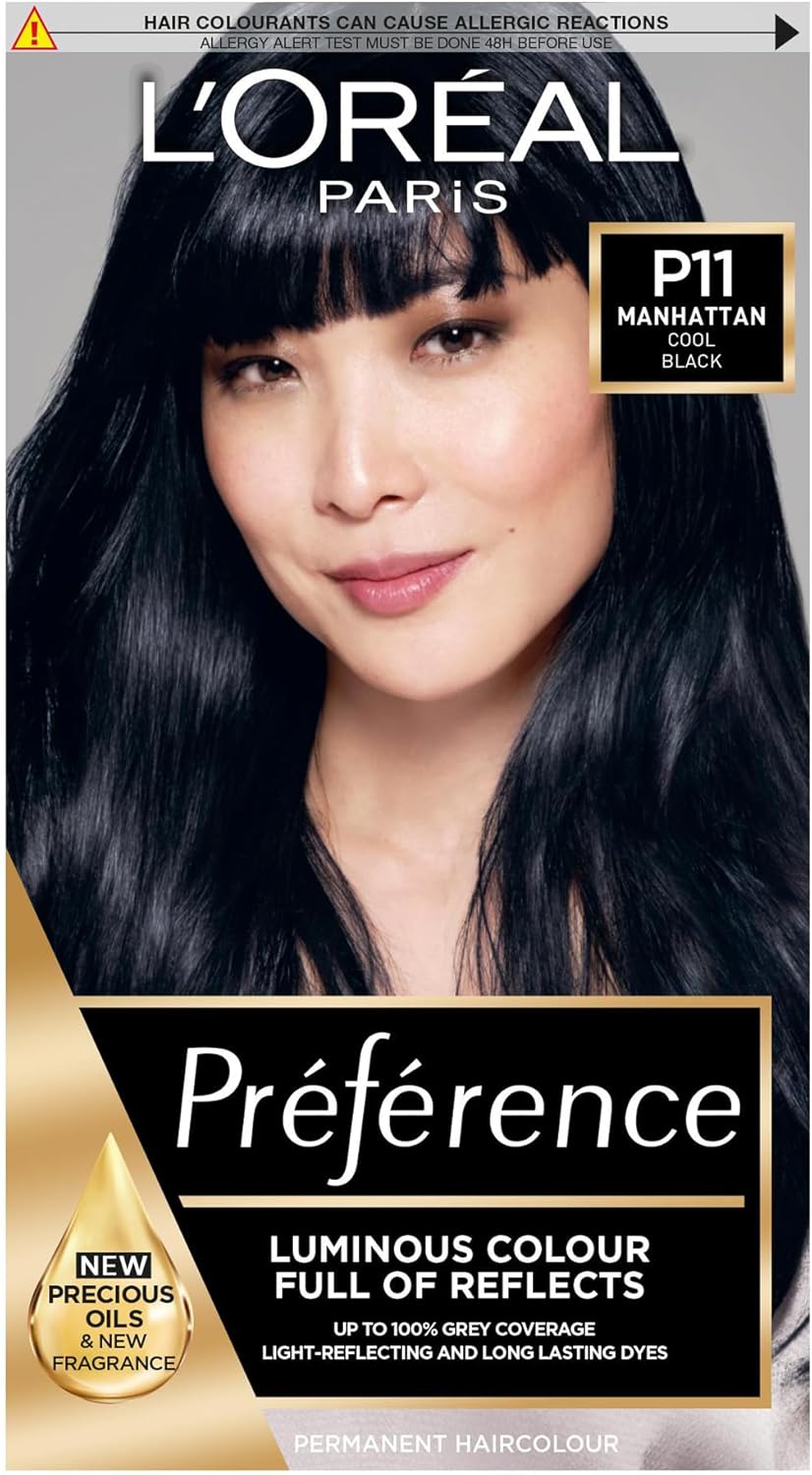 L’Oreal Paris Preference Hair Dye, Long Lasting, Luminous Permanent Hair Colour, P11 Manhattan L’Oreal Paris Preference Hair Dye, Long Lasting, Luminous Permanent Hair Colour, P11 Manhattan