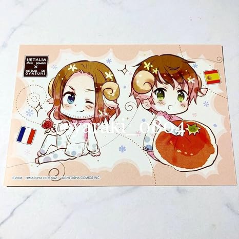 Amazon ヘタリア 羊でおやすみスペイン フランス Cd特典ポストカード アイドル 芸能人グッズ 通販