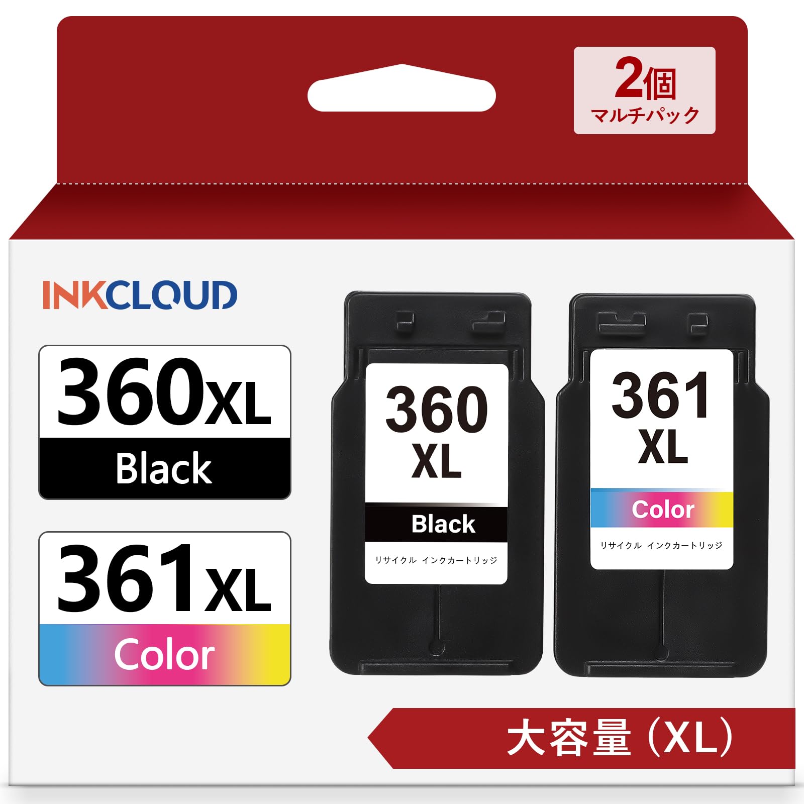 Canon - Canon キャノン　プリンタインク　カラー　361XL Amazon.co.jp: BC-360XL BC-361XL BC-360 BC-361 キャノン 用 インク