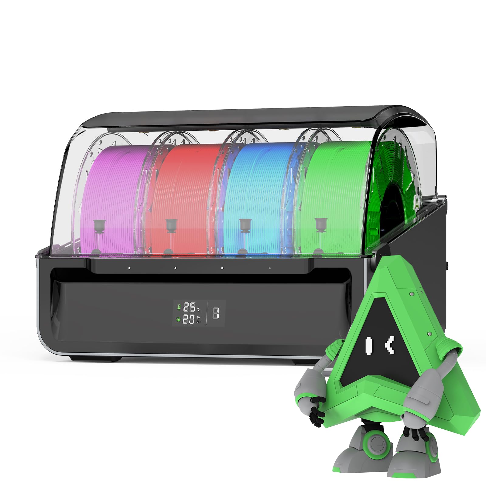 Creality CFS Automatisches Filamentsystem für 3D-Drucker, Automatischer Filamentwechsel, Mehrfarben- & Multimaterialdruck bis 16 Farben, RFID-Erkennung, Kompatibel mit K2 Plus & Hi