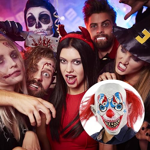 Miniatura 9 de Lurrose 8 piezas de ojos aterradores de Halloween, 4 pares de globos oculares huecos de plástico para Halloween, globos oculares de esqueleto para