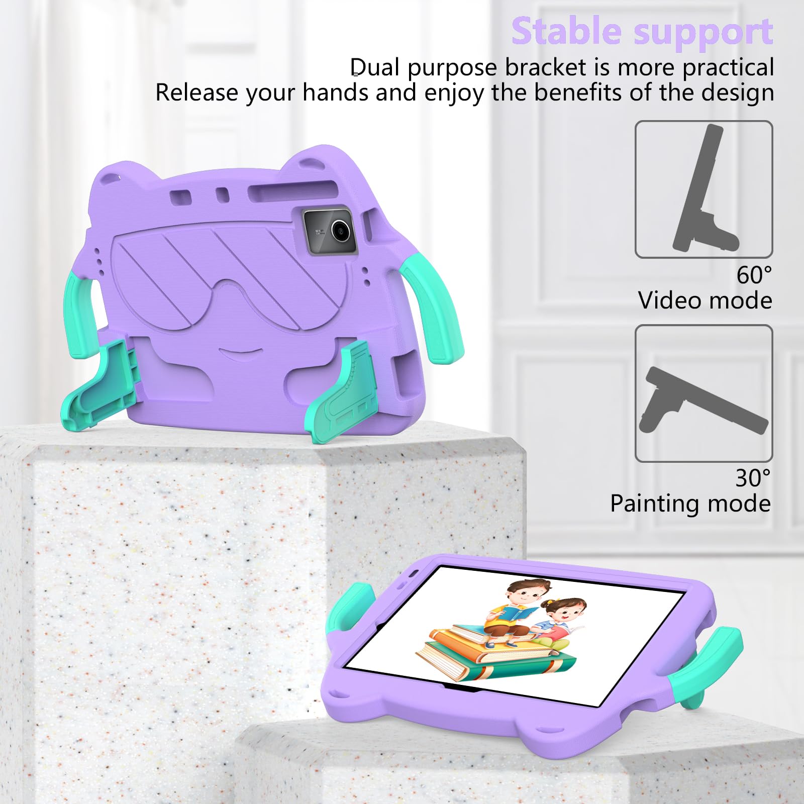 Stoßfeste Kinder-Schutzhülle Für Xiaomi RedMi Pad 10,61 Zoll (2022) – Mit Griff & Ständer, EVA-Material