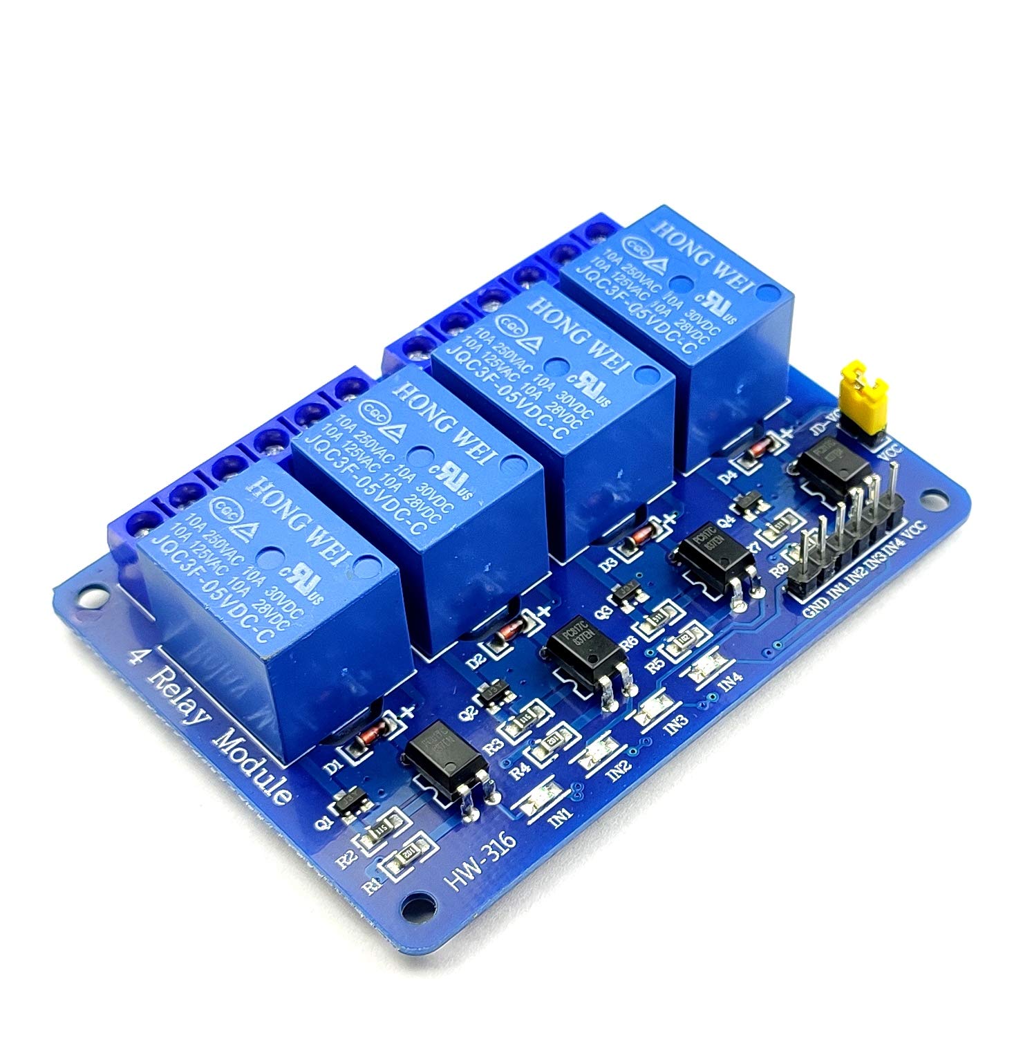 4 Channel 5V Relay Board Module Relay Expansion Board For Arduino Rasp
