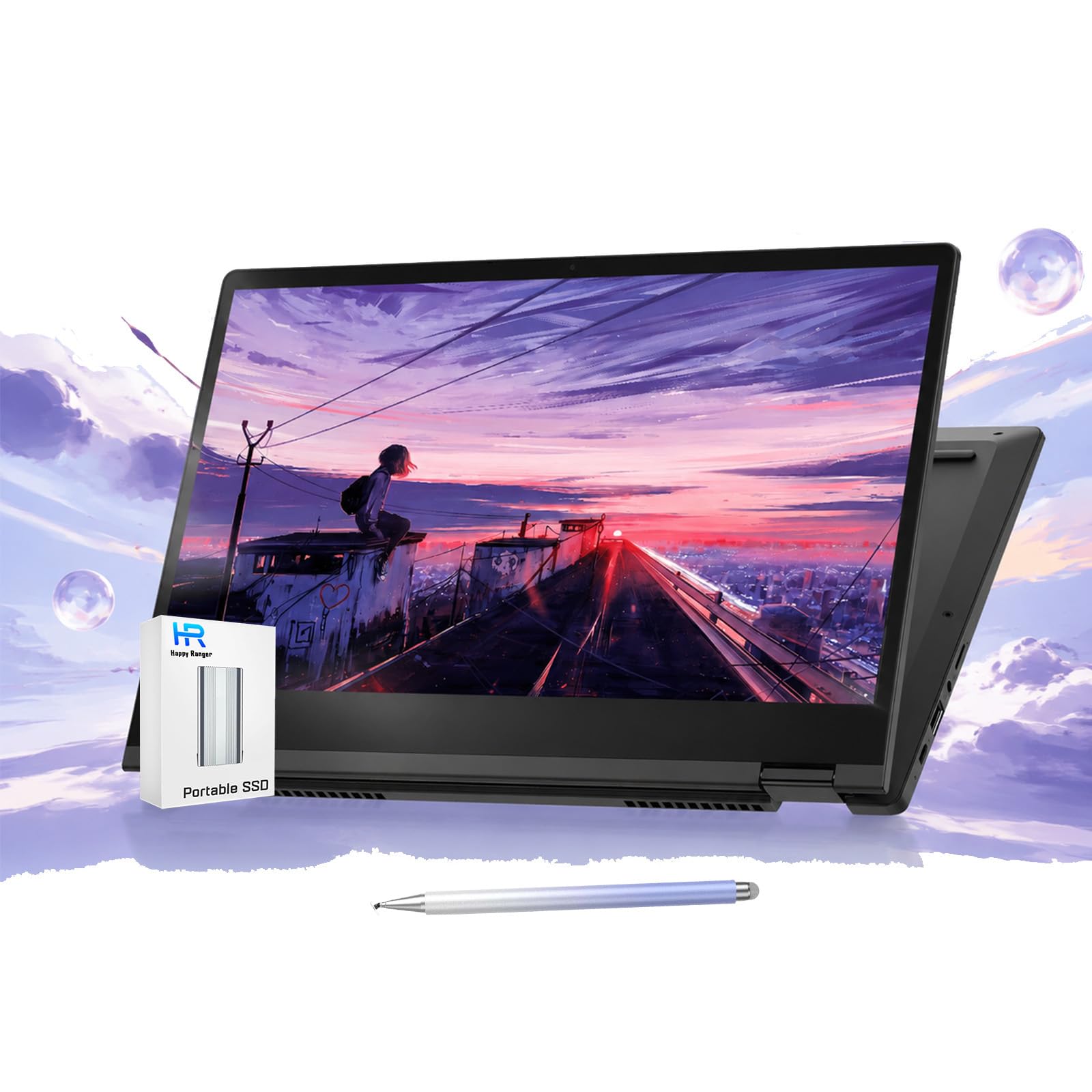 Amazon.com: Lenovo Chromebook Touchscreen Laptop 2-in-1-14inch