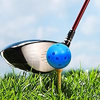 Vista 7 de Pelotas de golf de plástico para práctica de vuelo limitado, pelota de entrenamiento de golf hueca para práctica de swing, pelotas de golf