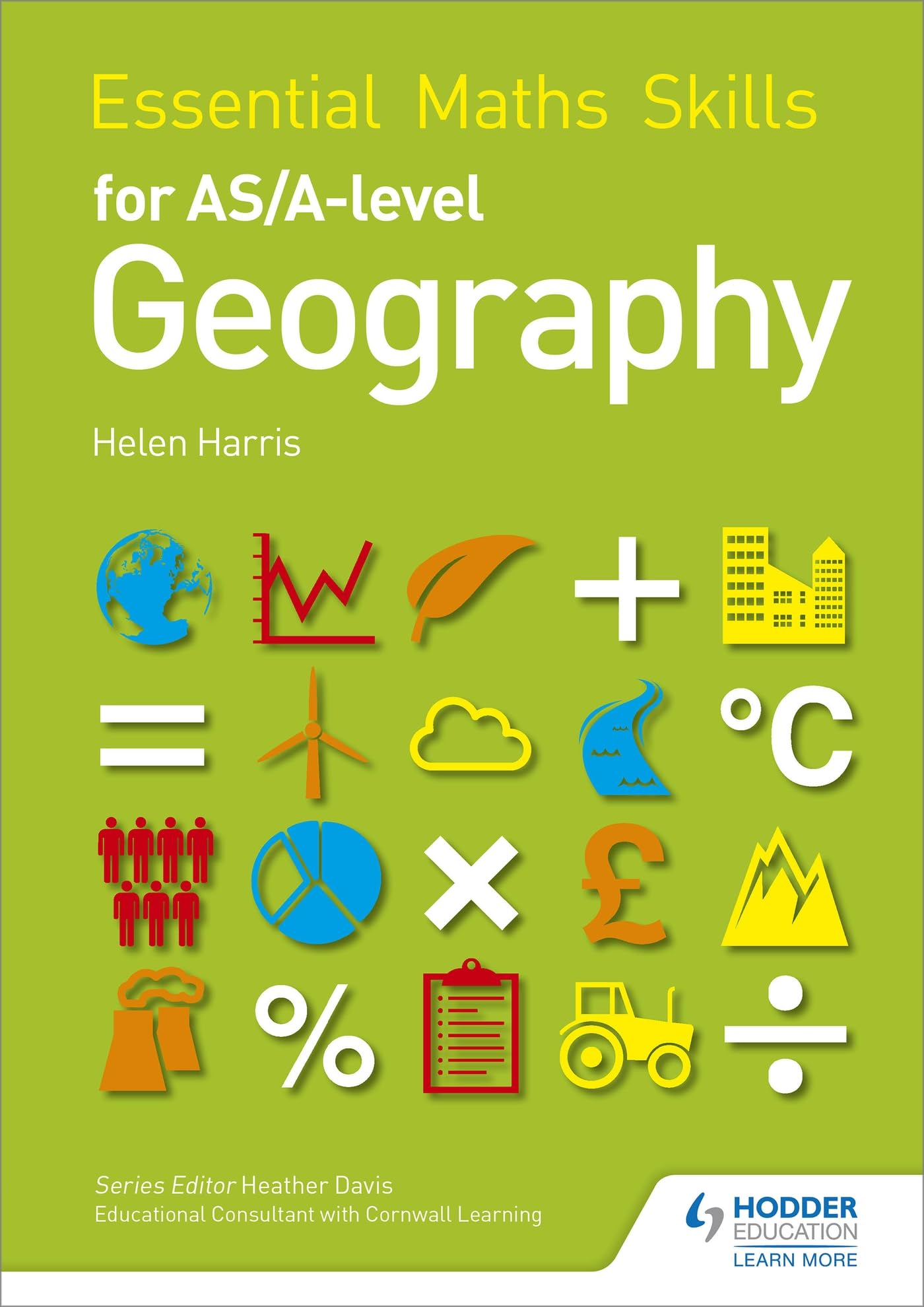 Helen Harris Essential Maths Skills for AS/A-level Geography Paperback Book