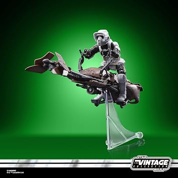 Hasbro Star Wars Vintage Collection Return of the Jedi Speeder Bike Vehicle and Action Figure