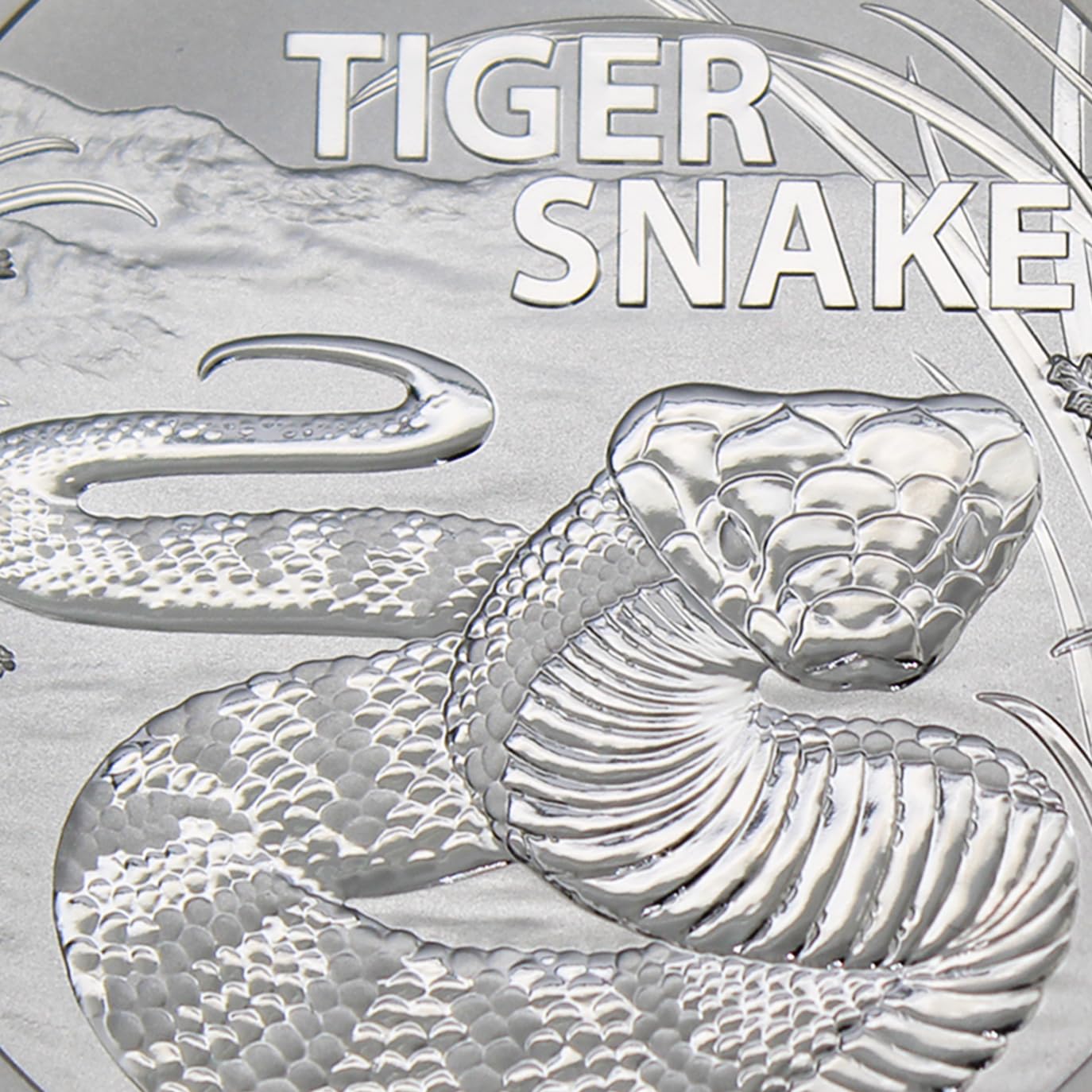 2024-1 oz Australia's Most Dangerous Series - Tiger Snake Silver Coin Brilliant Uncirculated (in Capsule) with Certificate of Authenticity $1 Seller BU