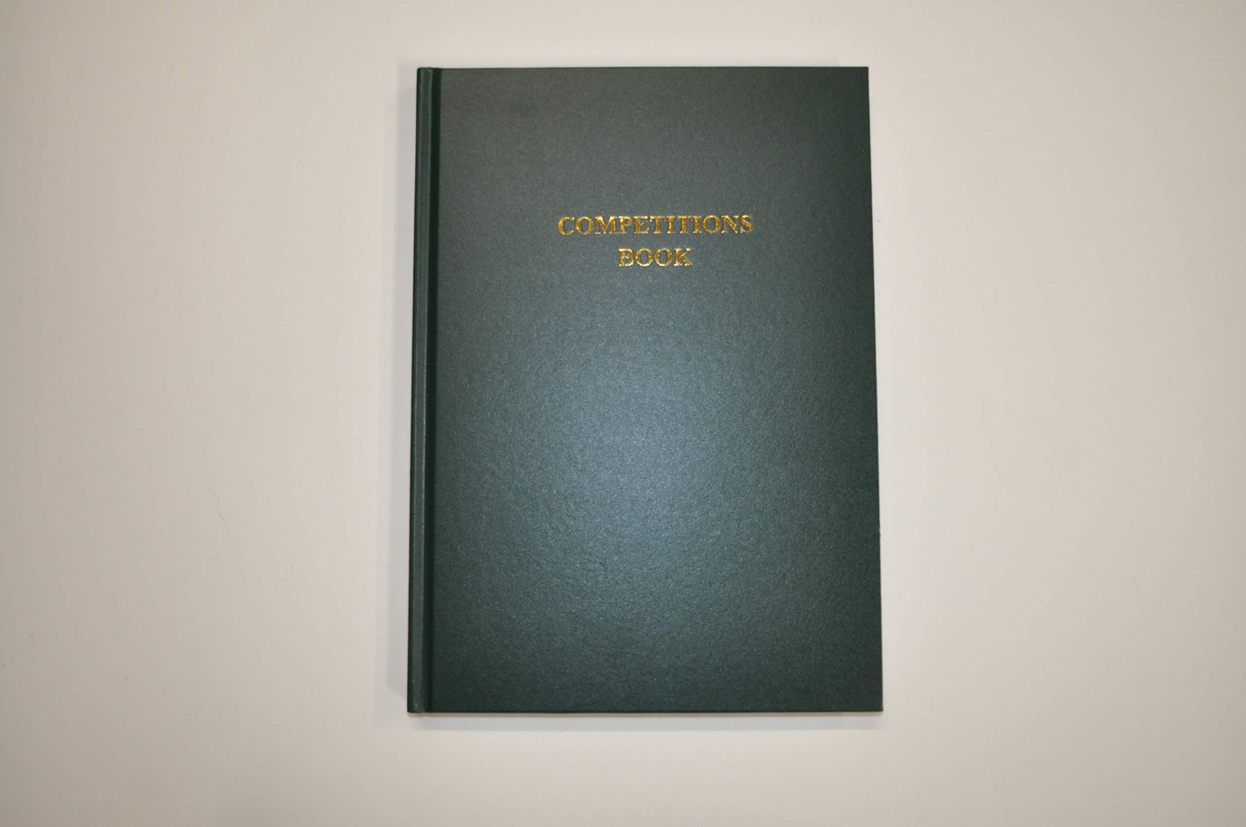 Golf Club or Society Competition Score Records Book (Green, 70 Entrants)