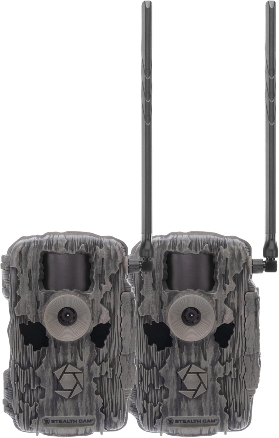 Stealth CAM Fusion X-Pro 2 Pack Dual Sim 36 MP Photo & 720P HD Video 0.4 Sec Trigger Speed Wireless Hunting Trail Camera - Available on AT&T & Verizon