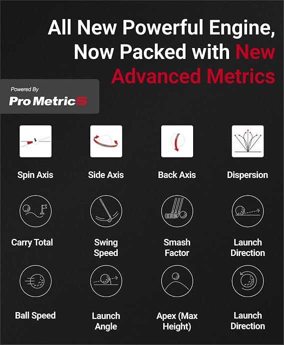 Voice Caddie SC4 PRO Portable Golf Launch Monitor + 3D Driving Range Simulator and Pouch Bundle | for Indoor or Outdoor | Real-Time Swing Data | Voice Output