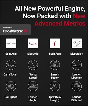 Voice Caddie SC4 PRO Portable Golf Launch Monitor + 3D Driving Range Simulator and Pouch Bundle | for Indoor or Outdoor | Real-Time Swing Data | Voice Output