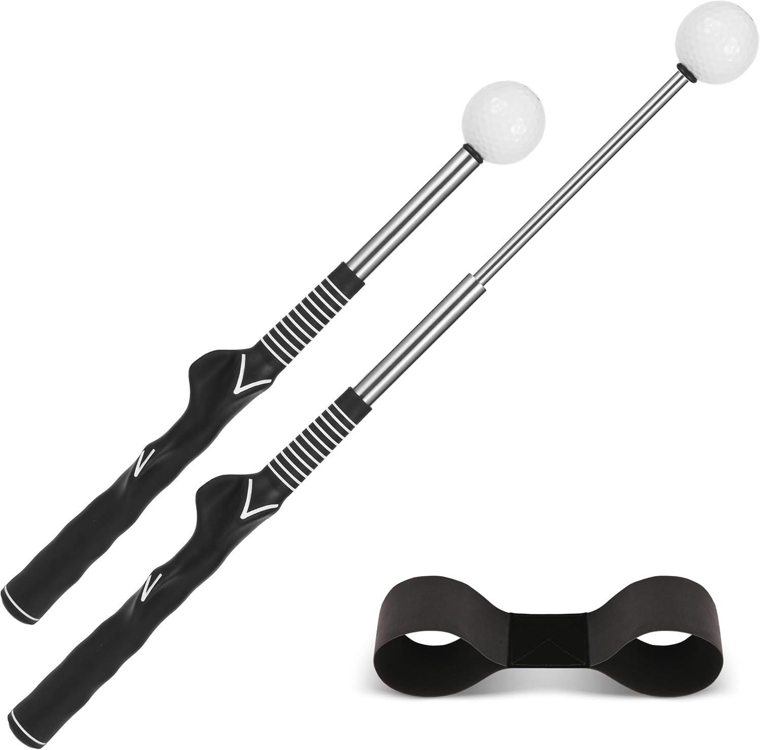 Retractable Golf Swing Trainer-Portable Indoor/Outdoor Swing Plane Aid for Muscle Memory,Tempo & Anti-Slice Training,Adjustable Golf Practice Tool for All Skill Levels.