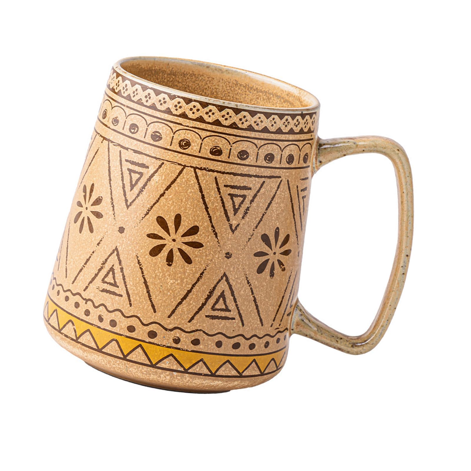 Elnwnnkc Premium Smooth Glazed Ceramic Tea Cup Big Belly Design Elegant Kitchens Drinkware Ideal for Hot and Cold Drink Elegant Kitchens Drinkware