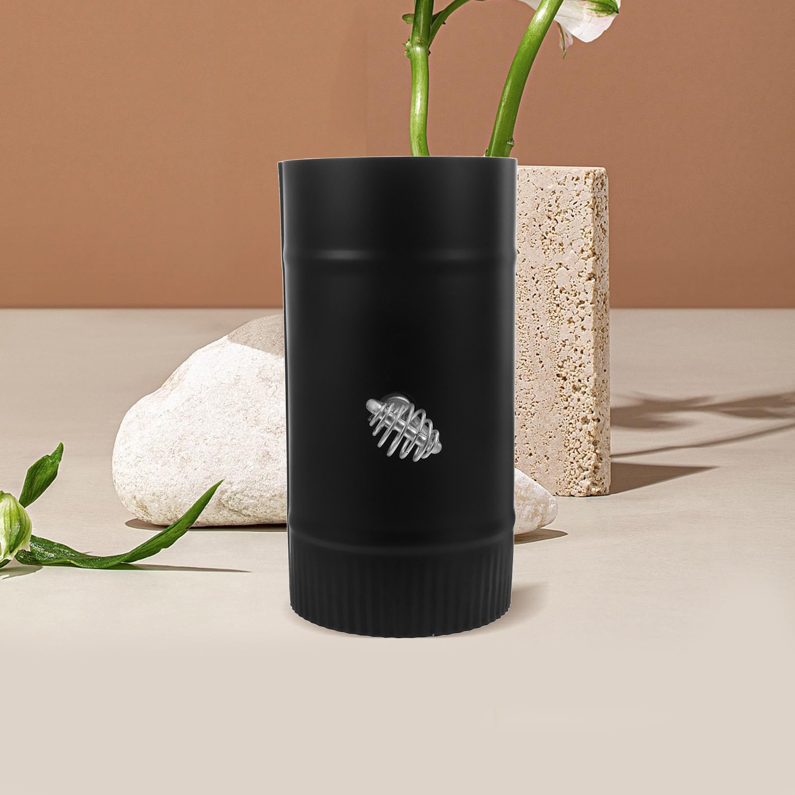 Compuerta de Humos de Hierro Negro 4, 9x9, 2 Pulgadas | Diseño Anti-retorno, Ajuste para Chimenea y Ventilación Doméstica, Instalación Sencilla Cierre Hermético