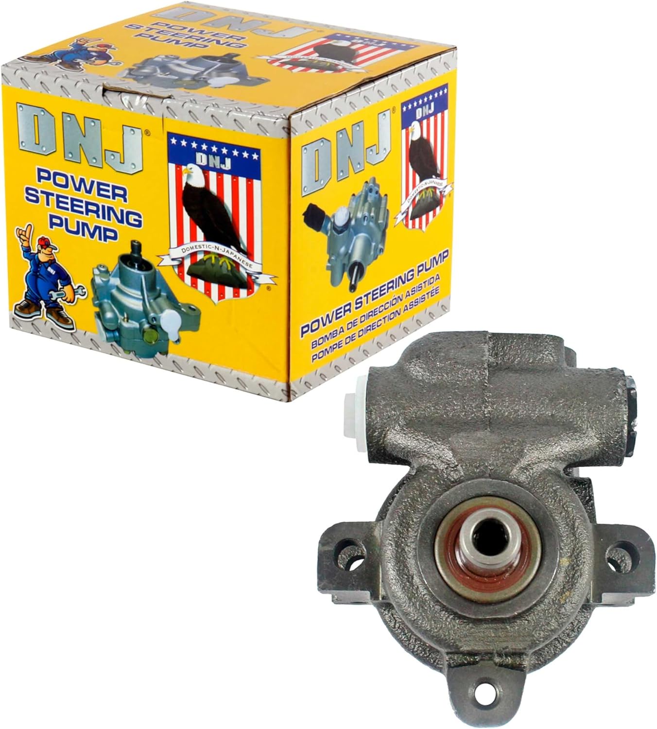 DNJ PSP1131 New Power Steering Pump for 1995-2002 Ford Mercury Contour Cougar Mystique 2.5L V6 24V DOHC 2450cc