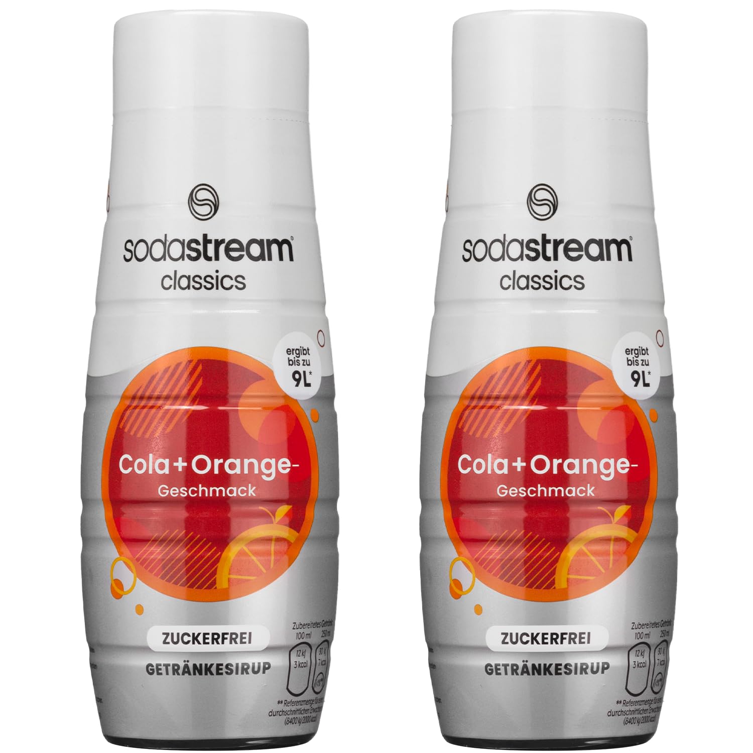 Sodastream 2x SYROP COLA POMARAŃCZA BEZ CUKRU 440ML