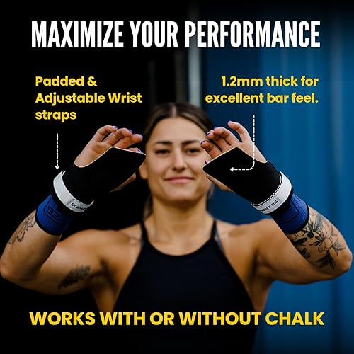 Miniatura 5 de Element 26 IsoGrip - Empuñaduras para entrenamiento cruzado, gimnasia y levantamiento de pesas - Agarres de gimnasia para hombres y mujeres -