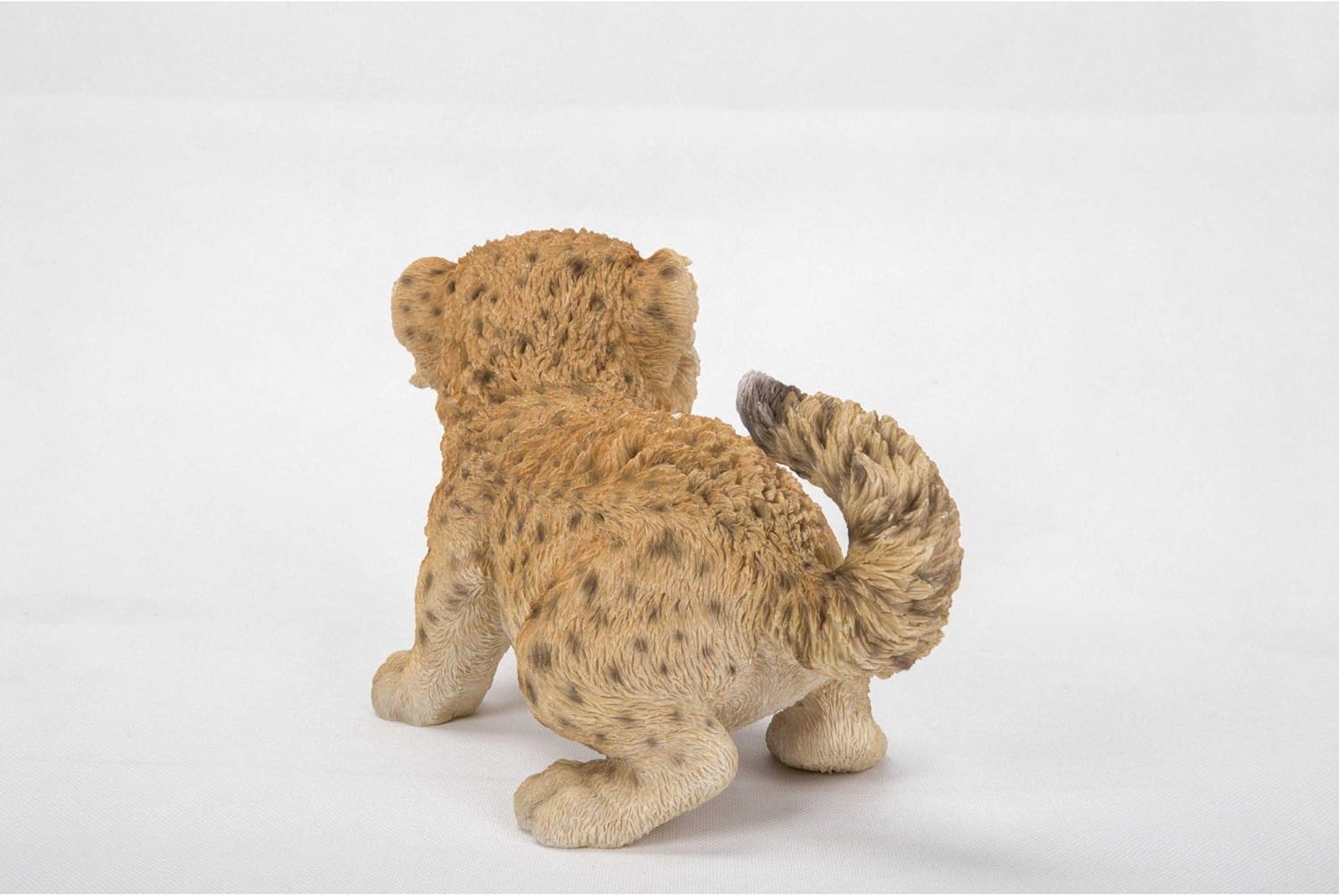 HI-LINE Cheetah Cub Outdoor Garden Statue - 10.5"