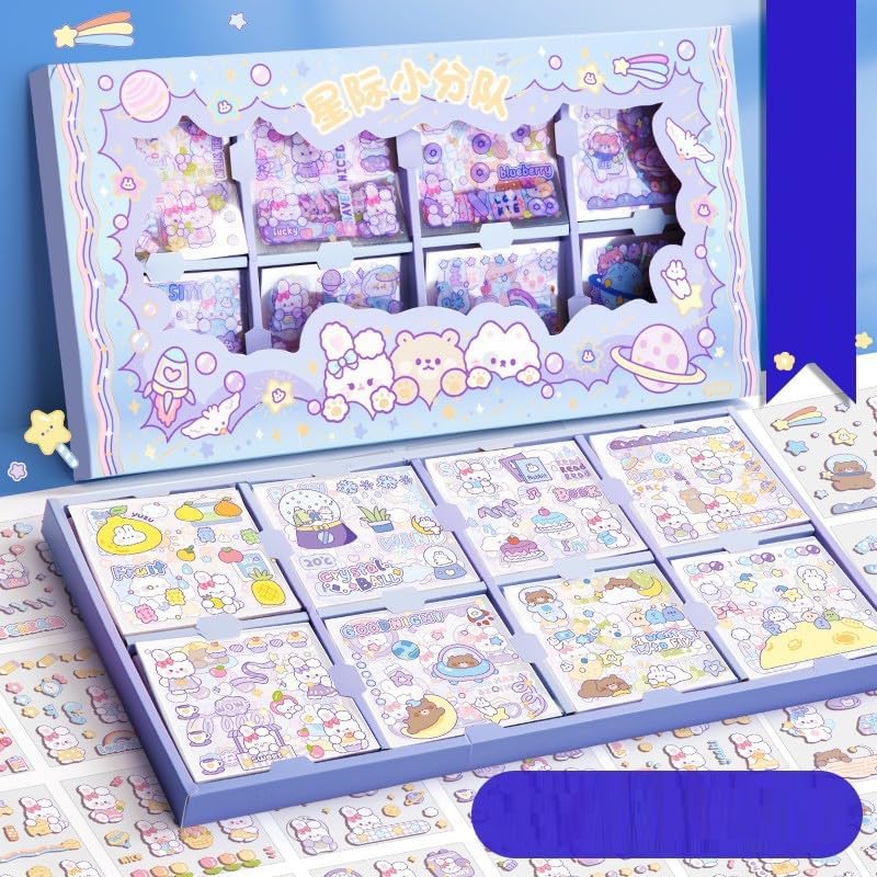 Mayatras Adorable Cartoon Girl Theme 200 Sticker Sheet Set, Stationery Item for Kids, DIY Stickers for Arts and Crafts, Diary, Scrapbook, (Multicolor) (Star Team) (B0CPSM1W5K) Amazon Price History, Amazon Price Tracker