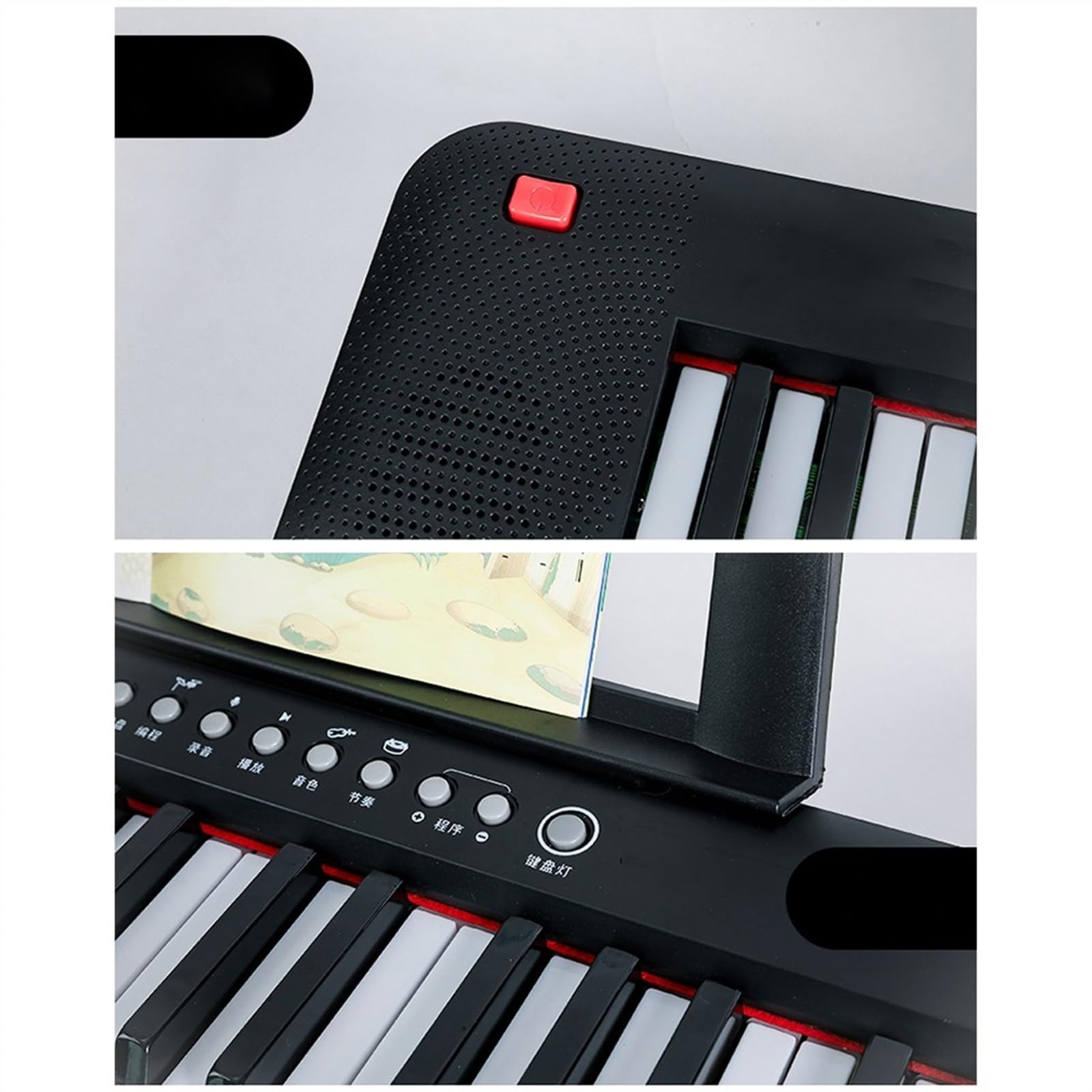 Amazon | プロ仕様の電子キーボード 電子キーボード 初心者 61鍵 多