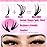 Yawamica Manga Lash Clusters Wispy Lash Extension Kit Spiky Fairy Eyelash Clusters Anime Cluster Eyelash Extensions Lashes Clusters Kit Build in Spikes with Lash Bond and Seal Remover DIY Lash at Home