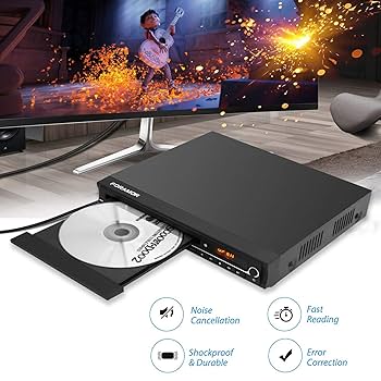 Foramor DVDプレーヤー HDMI DVDプレーヤー テレビ対応 1080P フルHD HDMIケーブル付き リモコン USB入力リージョン 無料ホームDVDプレーヤー Amazon | Foramor DVDプレーヤー HDMI DVDプレーヤー テレビ対応