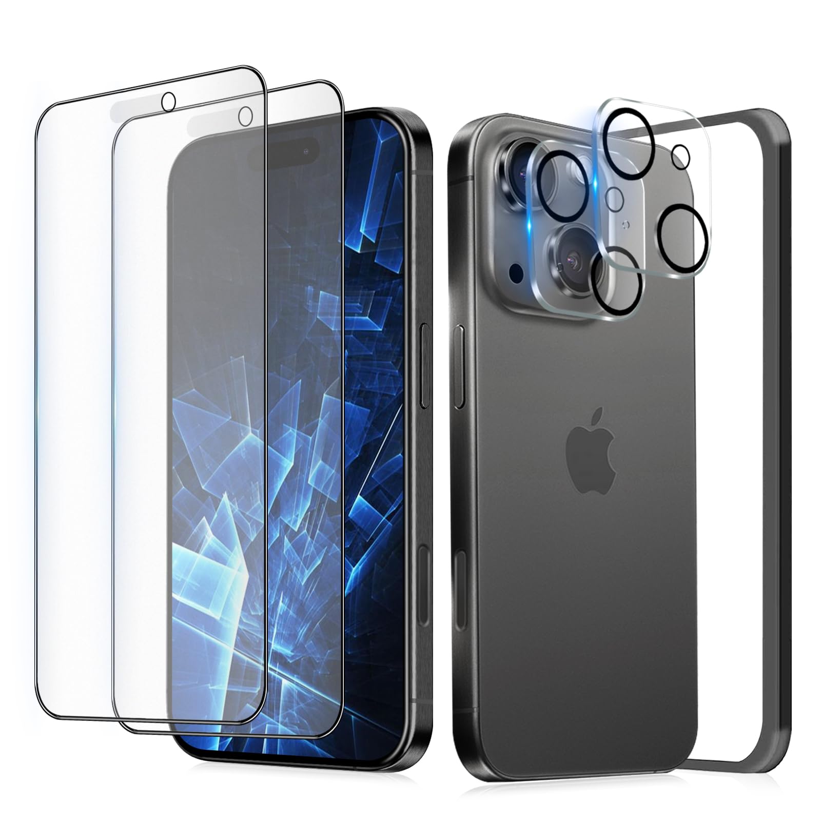 Amazon | MINIKA アンチグレア フィルム iPhone 15 ガラスフィルム