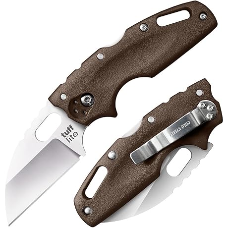 COLD STEEL Tuff-Lite 2.5" AUS8A Japanese Steel Plain Blade Razor Pocket Folding Knife