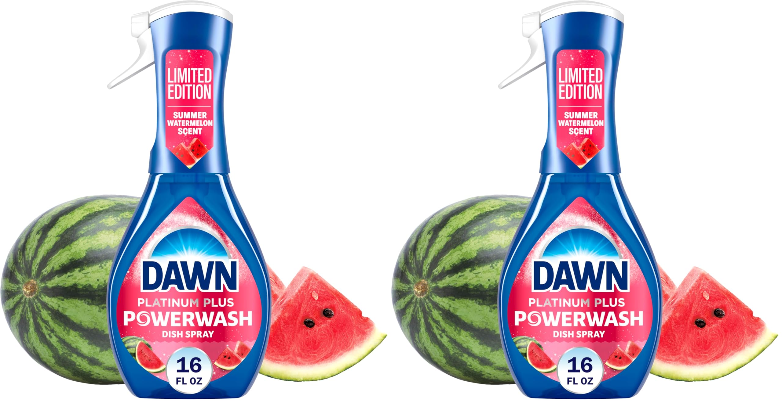 Dawn Powerwash Spray Dish Soap Dishwashing Liquid Summer Watermelon 1 Starter Kit 16 Fl Oz Pack of 2