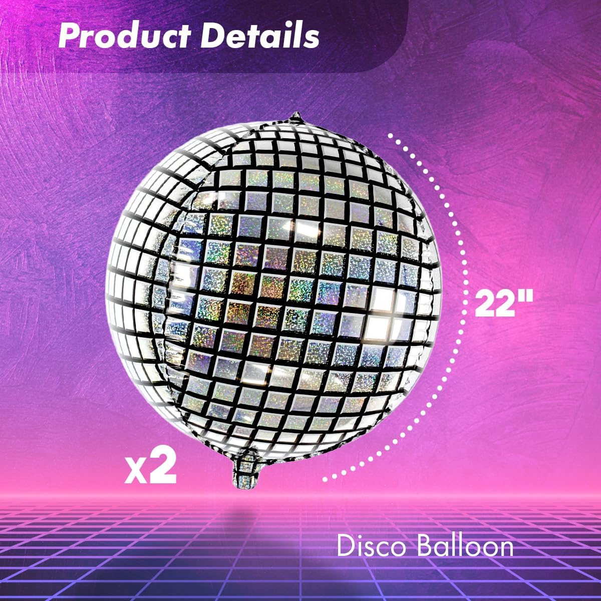 Disco Ball Straws and Inflatable Disco Ball Balloons