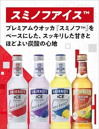 Amazon Co Jp スミノフアイス チューハイ 275ml 食品 飲料 お酒