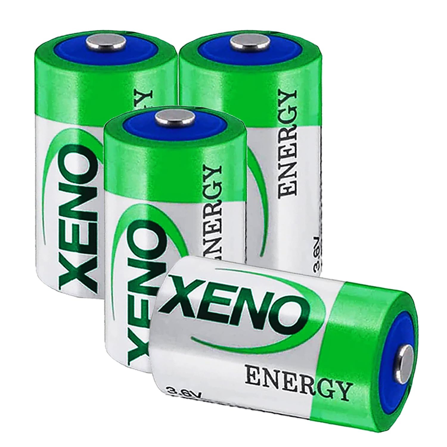 DZYZWSGFCLJX [4 Pack] 19000mAh XL-205F D Std 3.6V Lithium Thionyl Chloride Battery for Xeno Energy XL-205F Non-Rechargeable Battery