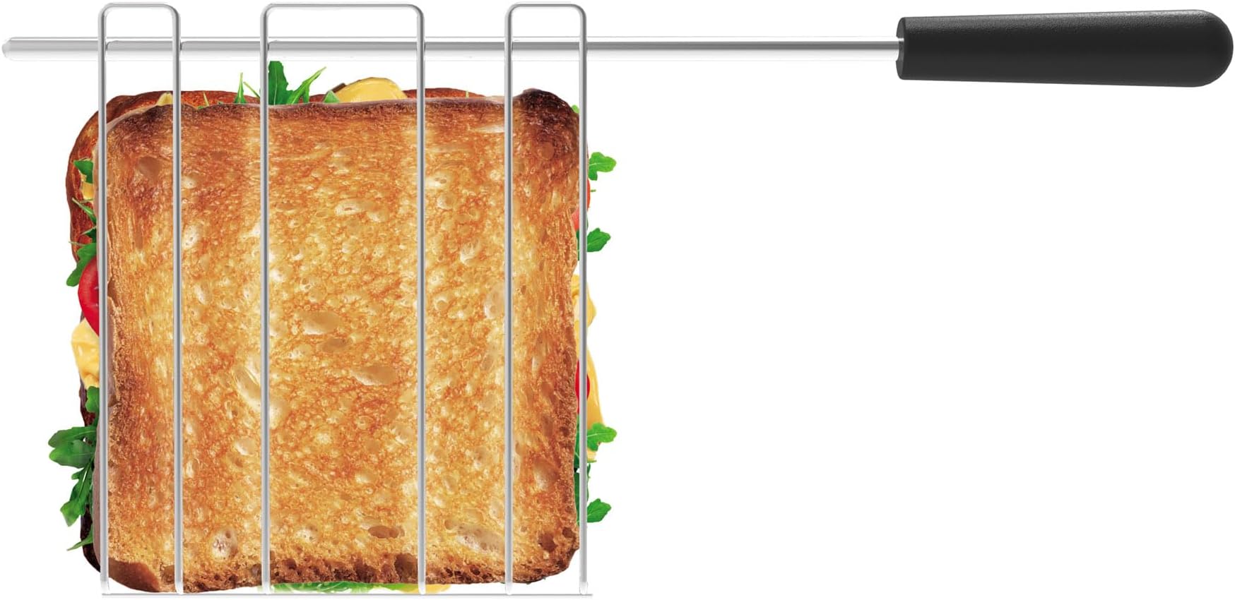 Classic Sandwich Cage for Dualit Toasters | 1 Pack | Toaster Accessory | Toastie Maker for Toasters | Make the perfect toastie at home in your toaster | Sandwich Cage With Drip Tray
