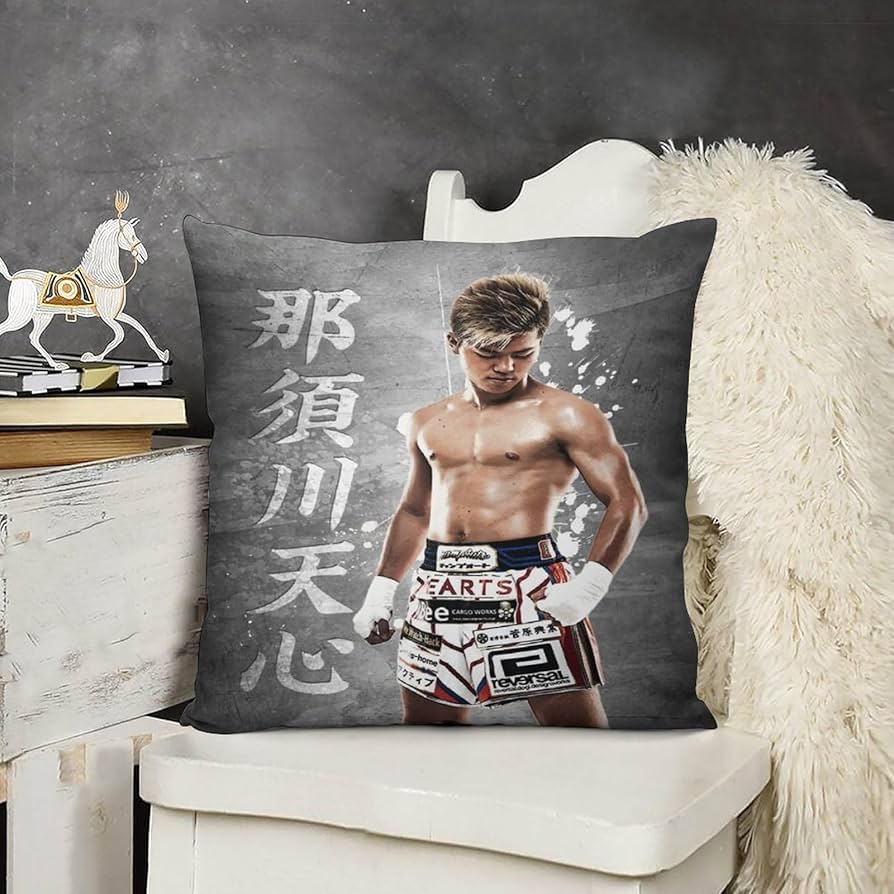 那須川天心クッション美品✨ Amazon｜那須川天心 (1) 抗菌 防臭 枕カバー 快適で 室内ソファ