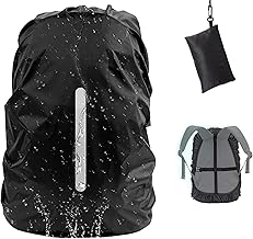 Waterproof Rain Cover with Reflective Strap for Backpack (8-70L), 2 Adjustable Anti Slip Cross Buckle Strap, Rainproof Snowproof Dustproof Anti-Frost Covers