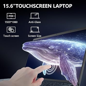 Dell Touchscreen Laptop Computer inspiron 15 for Business & Study, 13th Intel 10-Core i5-1334U, 8GB DDR4 RAM, 512GB PCIe SSD, 15.6 FHD, WiFi 6, Bluetooth, Windows 11 Home
