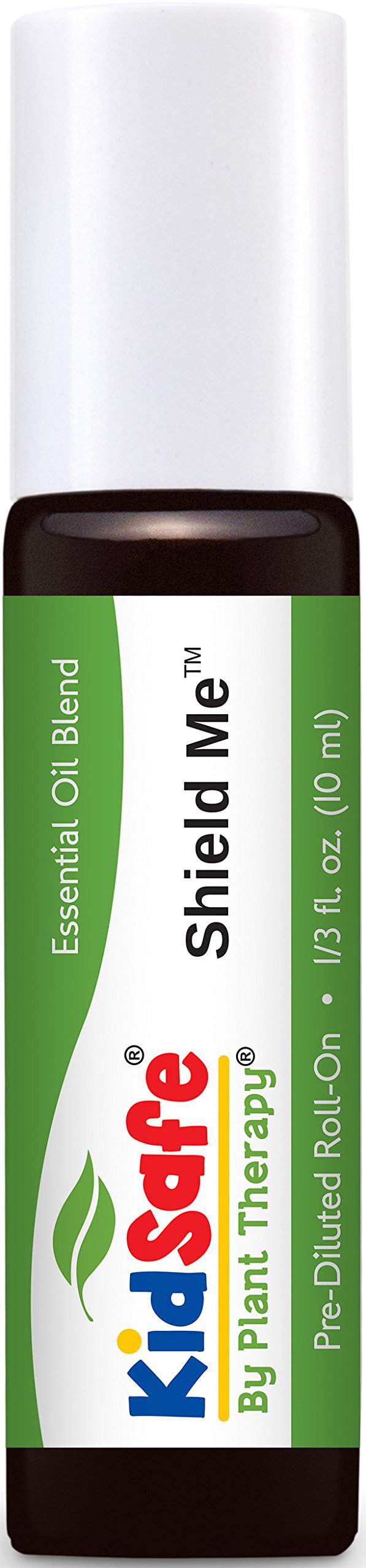 KidSafe Shield Me (Formerly Ban the Bugs) Synergy Pre-Diluted Essential Oil Roll-On. Blend of: Citronella, Grapefruit, Geranium Bourbon, Rosalina and Patchouli. 10 ml (1/3 oz).