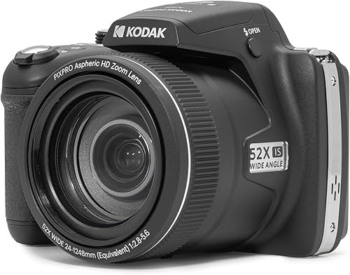 Miniatura 5 de Kodak PIXPRO AZ528 16MP Astro Zoom Cámara digital con zoom 52x y pantalla LCD de 3 pulgadas (negro) Paquete con tarjeta de memoria SDHC UHS-I U1 de