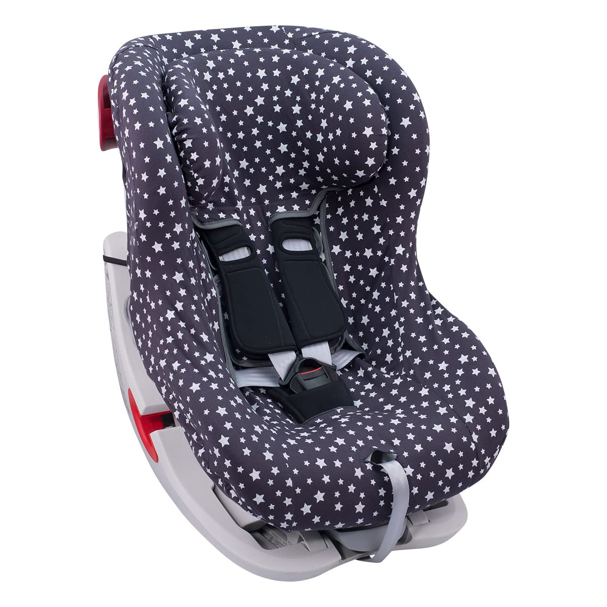 JYOKO Kids Housse Universelle en Coton siège Auto bébé avec tête (Winter Sky)
