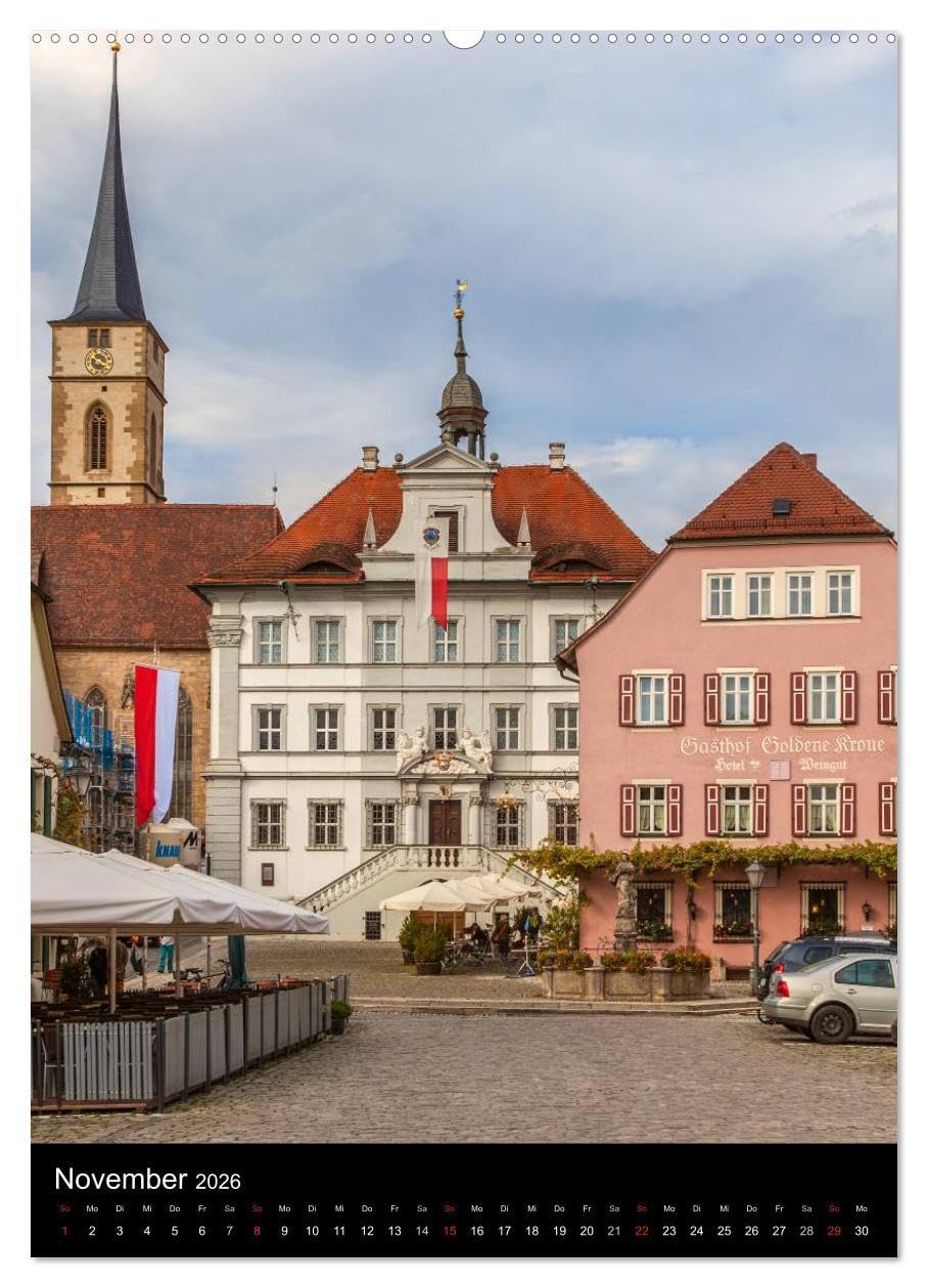 Iphofen - Wein und Kultur (hochwertiger Premium Wandkalender 2026 DIN A2 hoch), Kunstdruck in Hochglanz: Iphofen, Weinstadt mit Kultur (CALVENDO Orte)