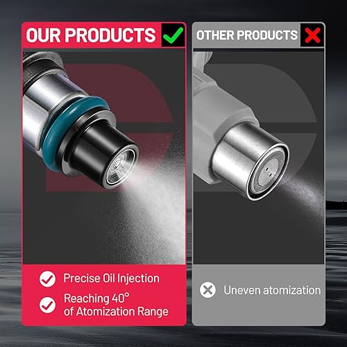 Miniatura 4 de BDFHYK Inyector de combustible 16600-EN200 compatible con 2007-2012 Nissan Cube NV200 Sentra Versa 1.8L 2.0L l4 Kit de repuesto FBY2850 FJ1056