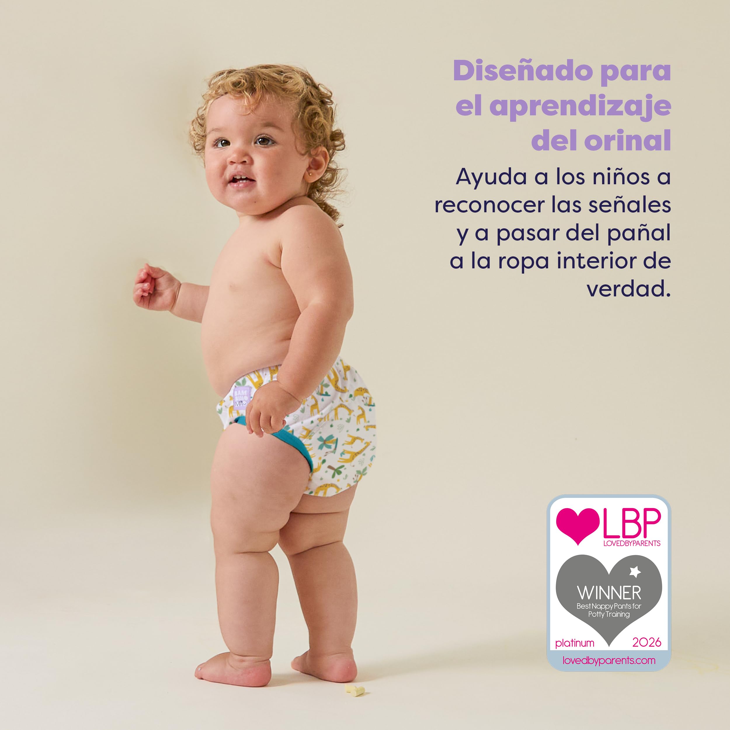 Bambino Mio calzones de entrenamiento reutilizables, 3-4 años (Vuela Alto) - ropa interior para dejar el pañal, pantalones papa niños y niñas, niños pequeños — view 12